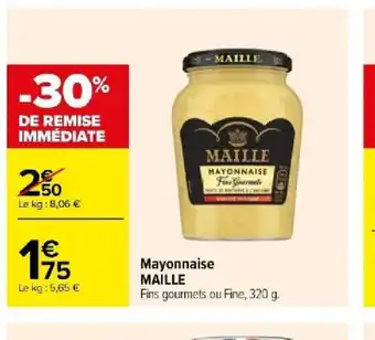 Carrefour Mayonnaise maille offre