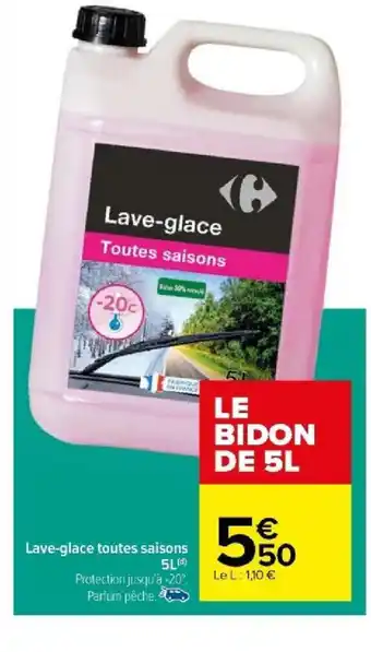 Carrefour Lave-glace toutes saisons offre