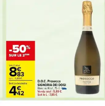 Carrefour Market D.O.C. Prosecco SIGNORIA DEI DOGI offre