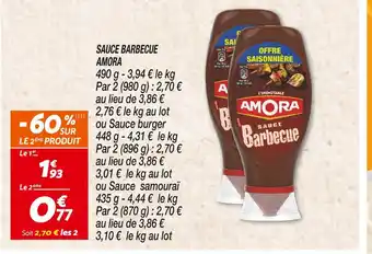 Netto AMORA SAUCE BARBECUE offre