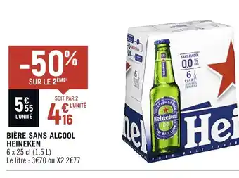 Petit Casino HEINEKEN BIÈRE SANS ALCOOL offre