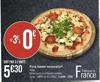 Géant Casino Pizza tomate mozzarella offre