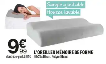Centrakor L'oreiller mémoire de forme offre