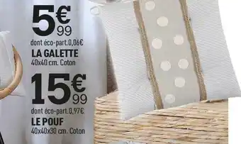 Centrakor La galette offre