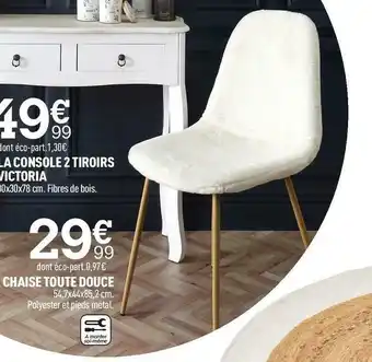 Centrakor La chaise toute douce offre
