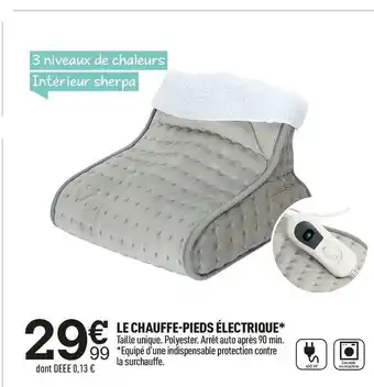 Centrakor Le chauffe-pieds électrique offre