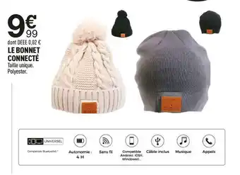 Centrakor Le bonnet connecté offre