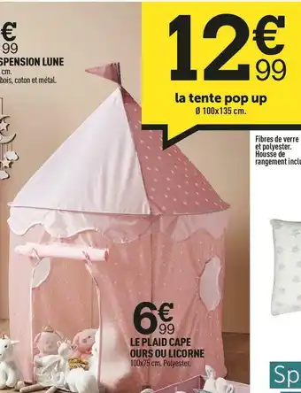Centrakor La tente pop up offre