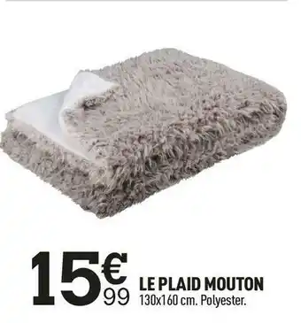 Centrakor Le plaid mouton offre
