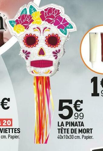 La pinata tête de mort