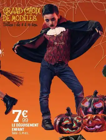 Centrakor Le déguisement enfant offre