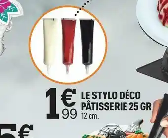 Centrakor Le stylo déco pâtisserie 25 gr offre