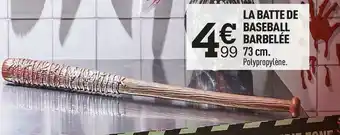 La batte de baseball barbelée