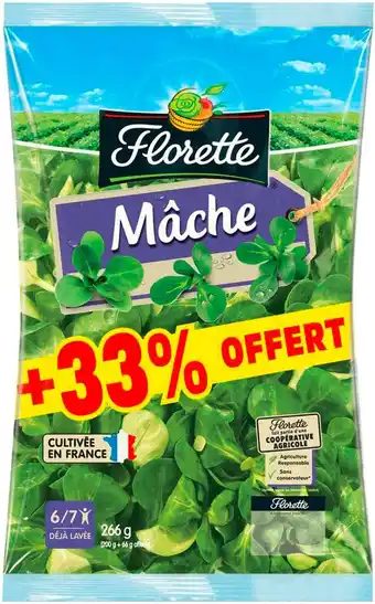 Match Florette maxi mâche offre