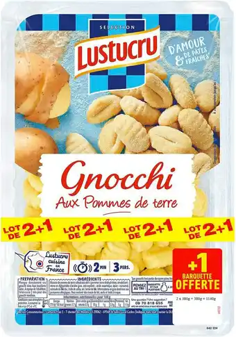 Match Lustucru gnocchi offre