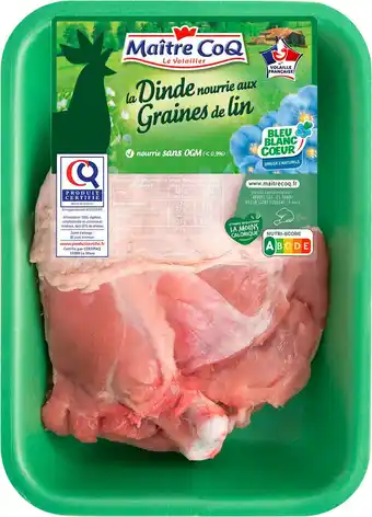 Match Maître coq cuisse de dinde graine de lin offre