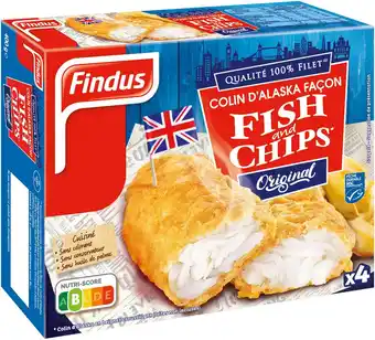 Findus gamme façon fish and chips