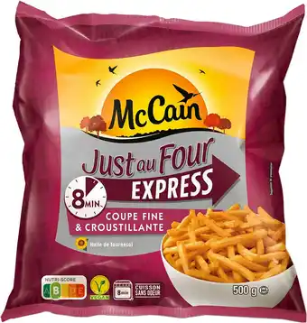 Match Mc cain frites just au four express offre