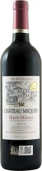 Match Château miqueu haut-médoc aop offre
