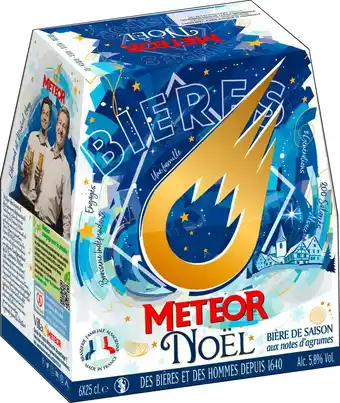 Match Meteor bière de noël offre