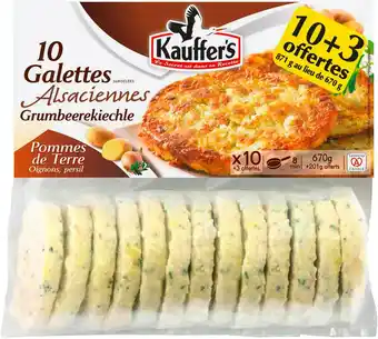 Match Kauffer's galettes alsaciennes offre