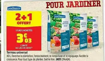 Bricorama Terreau Universel Jardibest offre