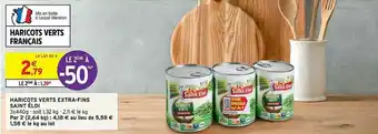 Intermarché Haricots Verts Extra-fins Saint éloi offre