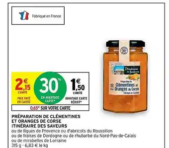 Intermarché Préparation De Clémentines Et Oranges De Corse Itinéraire Des Saveurs offre