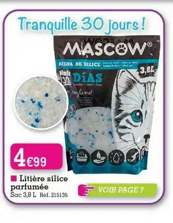 Kandy Litière Silice Parfumée offre