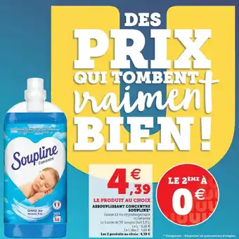 Super U Assouplissant concentre soupline offre