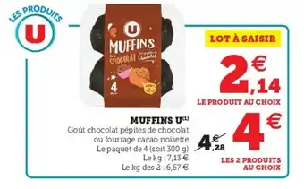 Super U Muffins u offre