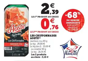 Super U Les chiffonnades aoste offre
