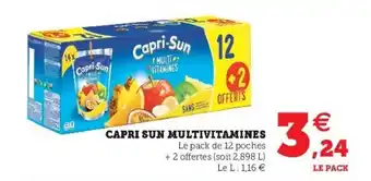 Super U Capri sun multivitamines offre