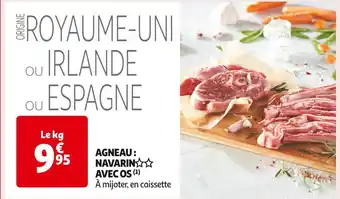 Auchan Supermarché AGNEAU : NAVARIN AVEC OS offre