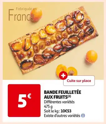 BANDE FEUILLETÉE AUX FRUITS