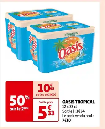 Auchan Supermarché OASIS OASIS TROPICAL offre