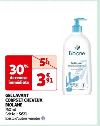 BIOLANE GEL LAVANT CORPS ET CHEVEUX