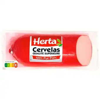 Auchan Supermarché Cervelas Porc Herta offre