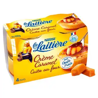 Auchan Supermarché Crème Brûlée La Laitière offre