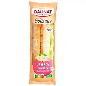 Auchan Le Gouteux Baguette Jambon Emmental Daunat offre