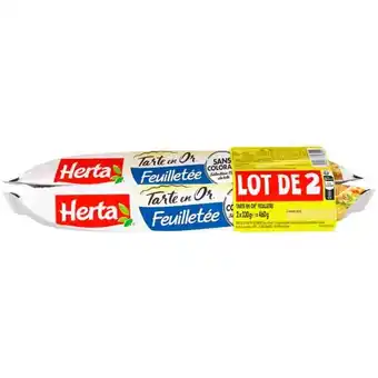 Auchan Tarte En Or Pâte Feuilletée Herta offre