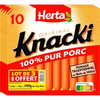 Auchan Knacki Original Herta offre