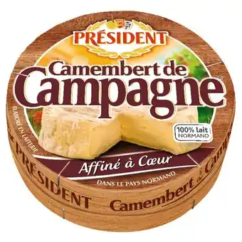 Auchan Camembert De Campagne Président offre