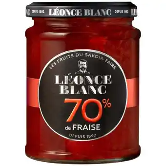 Auchan Confiture De Fraise 70% Léonce Blanc offre