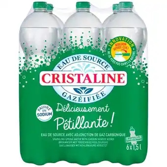 Auchan Eau De Source Pétillante Cristaline offre