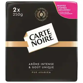 Auchan Café Moulu Carte Noire offre
