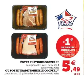 Super U Potee rustique cooperl offre