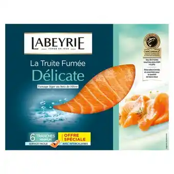 Auchan Truite Fumée Labeyrie offre