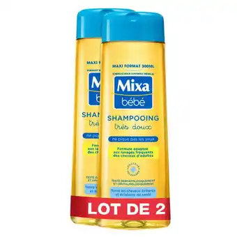 Auchan Shampooing Mixa Bébé offre
