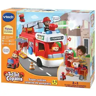 Auchan Tut Tut Copains - Super Camion Caserne De Pompiers offre